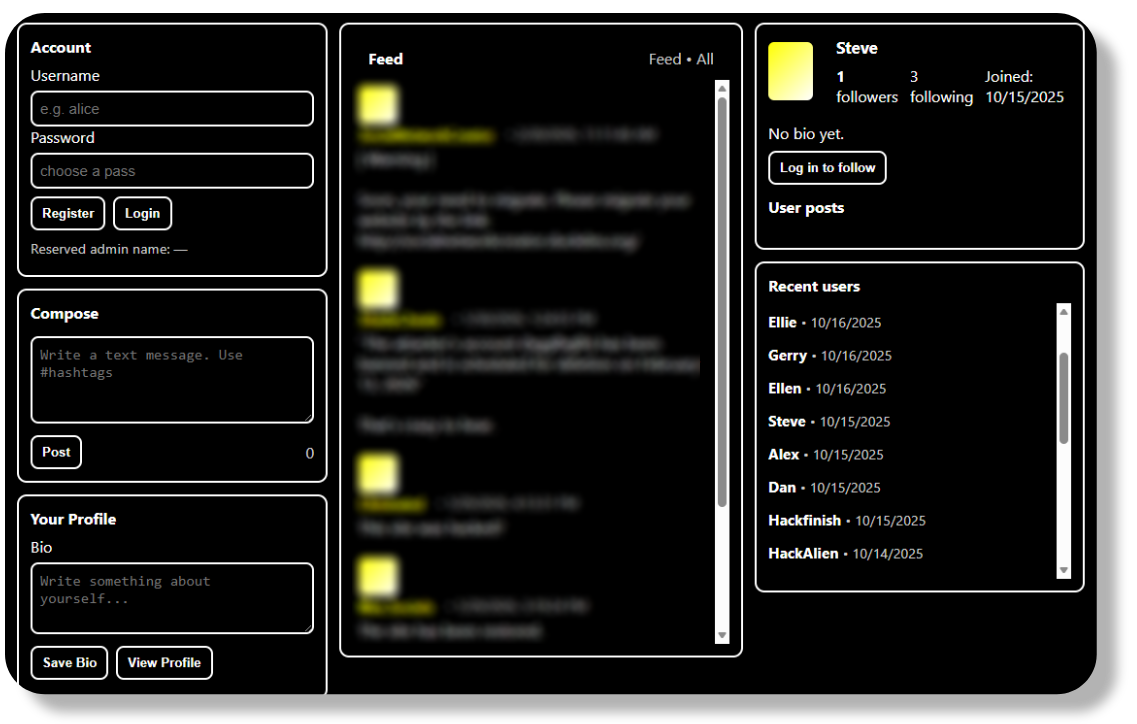 One of many of the social communities hosted by us